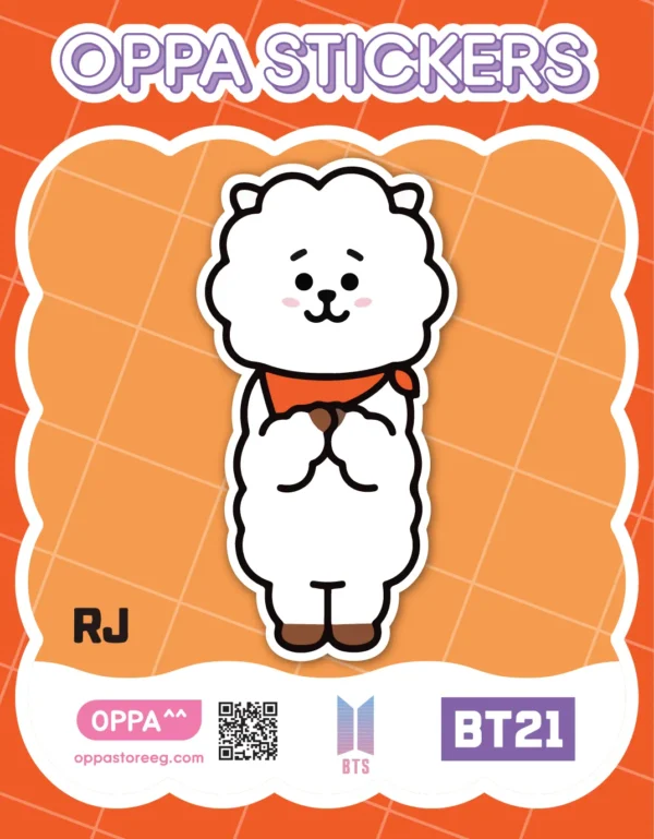 BT21 RJ Sticker