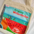 Twinkling Watermelon Premium Tote Bag V.1