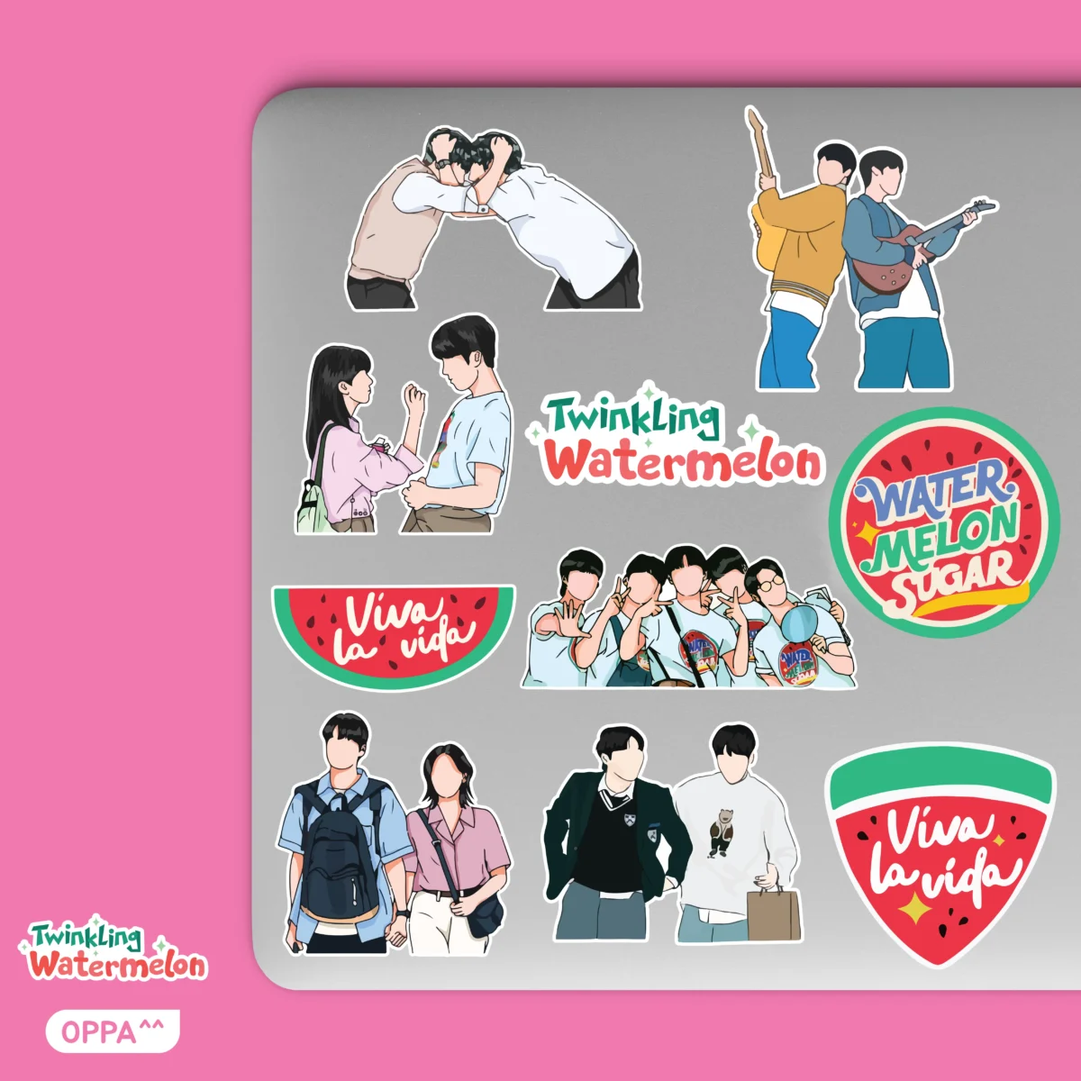 Twinkling Watermelon Premium Sticker Pack Twinkling Watermelon Premium Sticker Pack