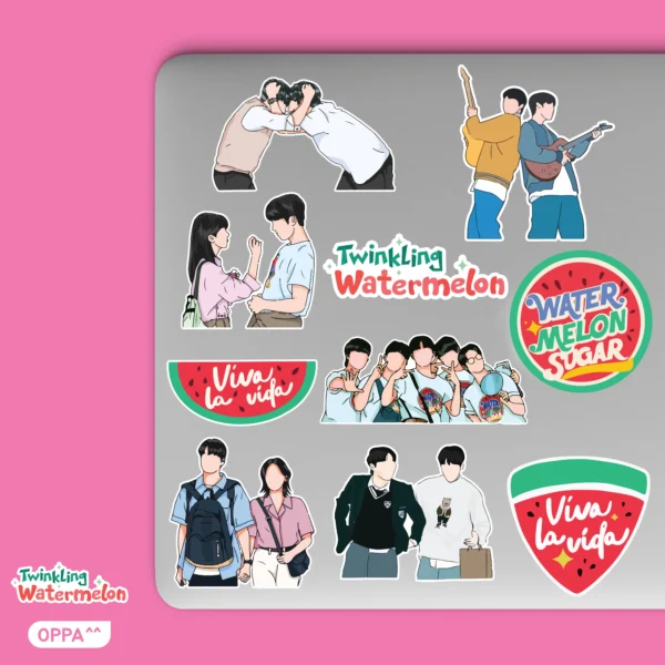 Twinkling Watermelon Premium Sticker Pack