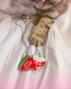 Twinkling Watermelon Necklace