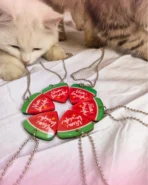 Twinkling Watermelon Necklace