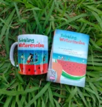 Twinkling watermelon mug