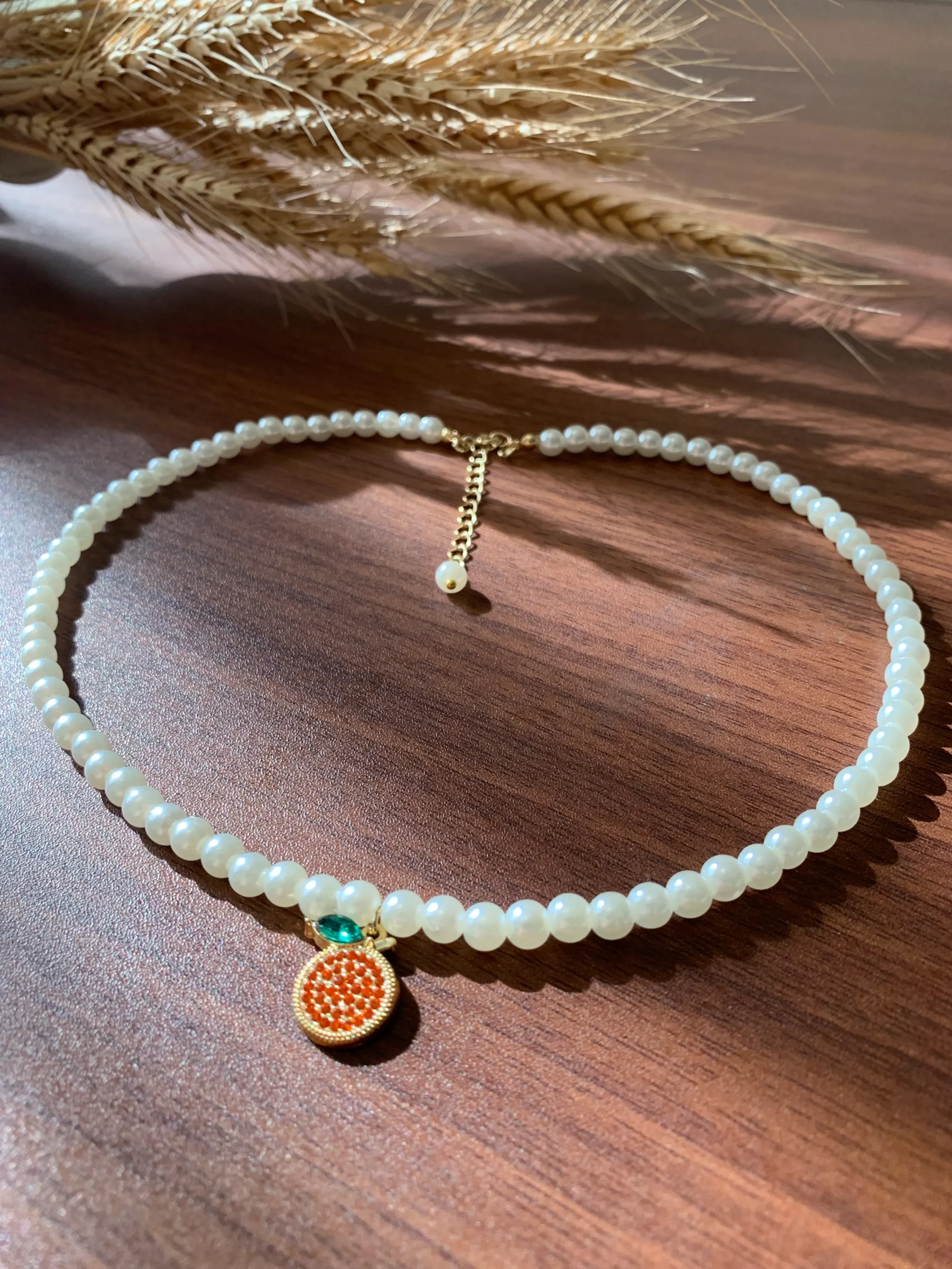 Special Tangerine Necklace ✨