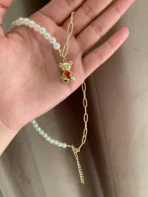 My Demon's Sweetheart Bear Necklace