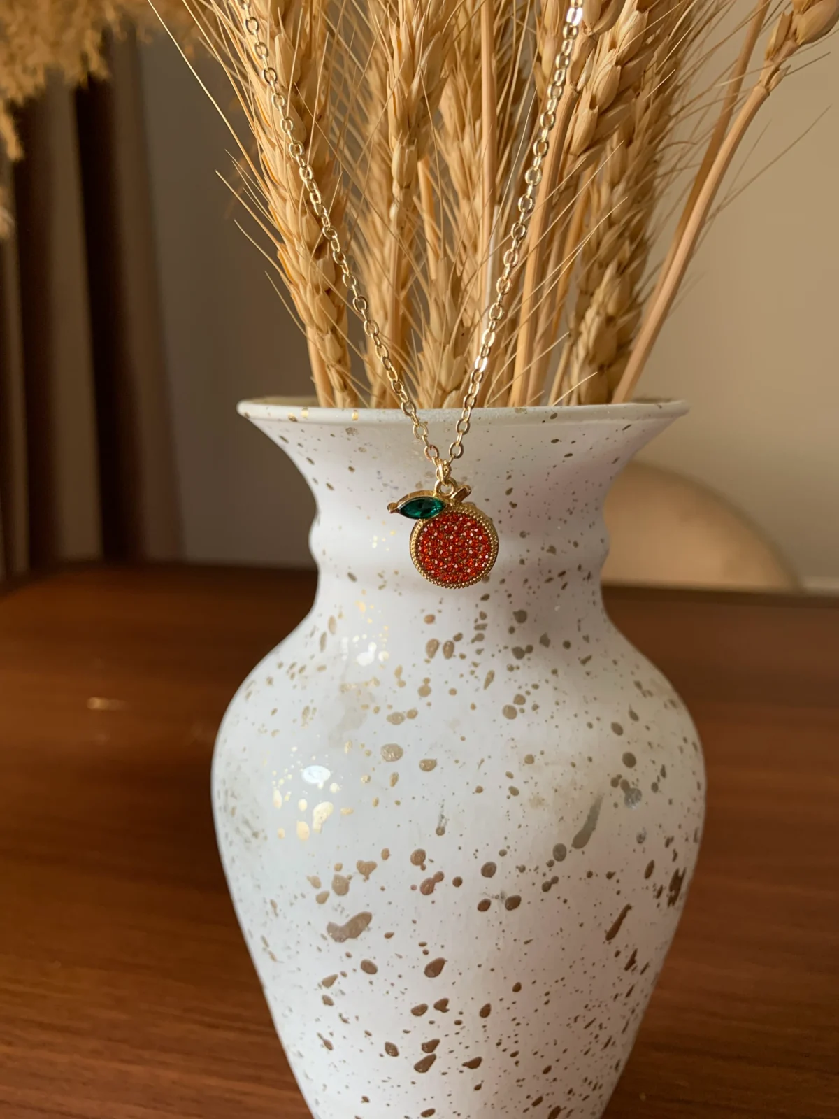 when life gives you tangerines necklace