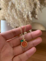when life gives you tangerines necklace