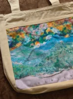 Mountain View & Dynamic Art Vibrant Tote