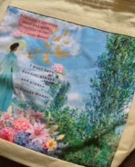 Claude Monet's Garden Ladt Tote Bag