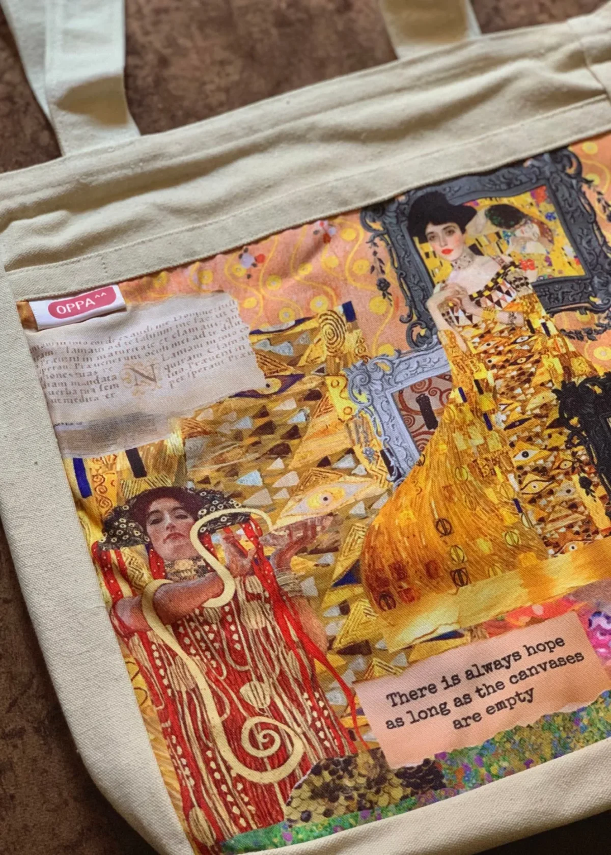 Art Nouveau Masterpiece Canvas Tote