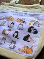 Cats Choose Their People Tote Bag