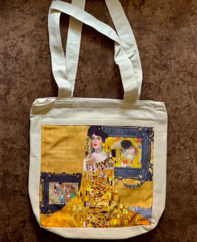Golden Love - Klimt Artsy Tote