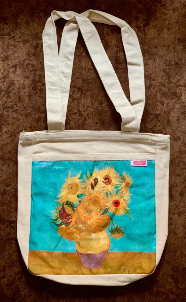 Van Gogh's Sunflowers Iconic Art Tote Bag