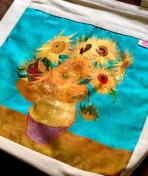 Van Gogh's Sunflowers Iconic Art Tote Bag