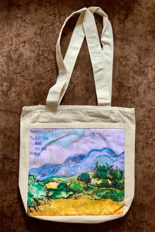 Van Gogh Landscape Art & Serenity Tote Bag
