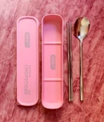 Korean Chopsticks | Premium Pink Set - Sujeo 수저