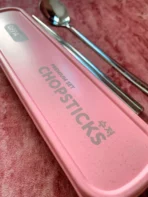 Korean Chopsticks - Premium Pink Set