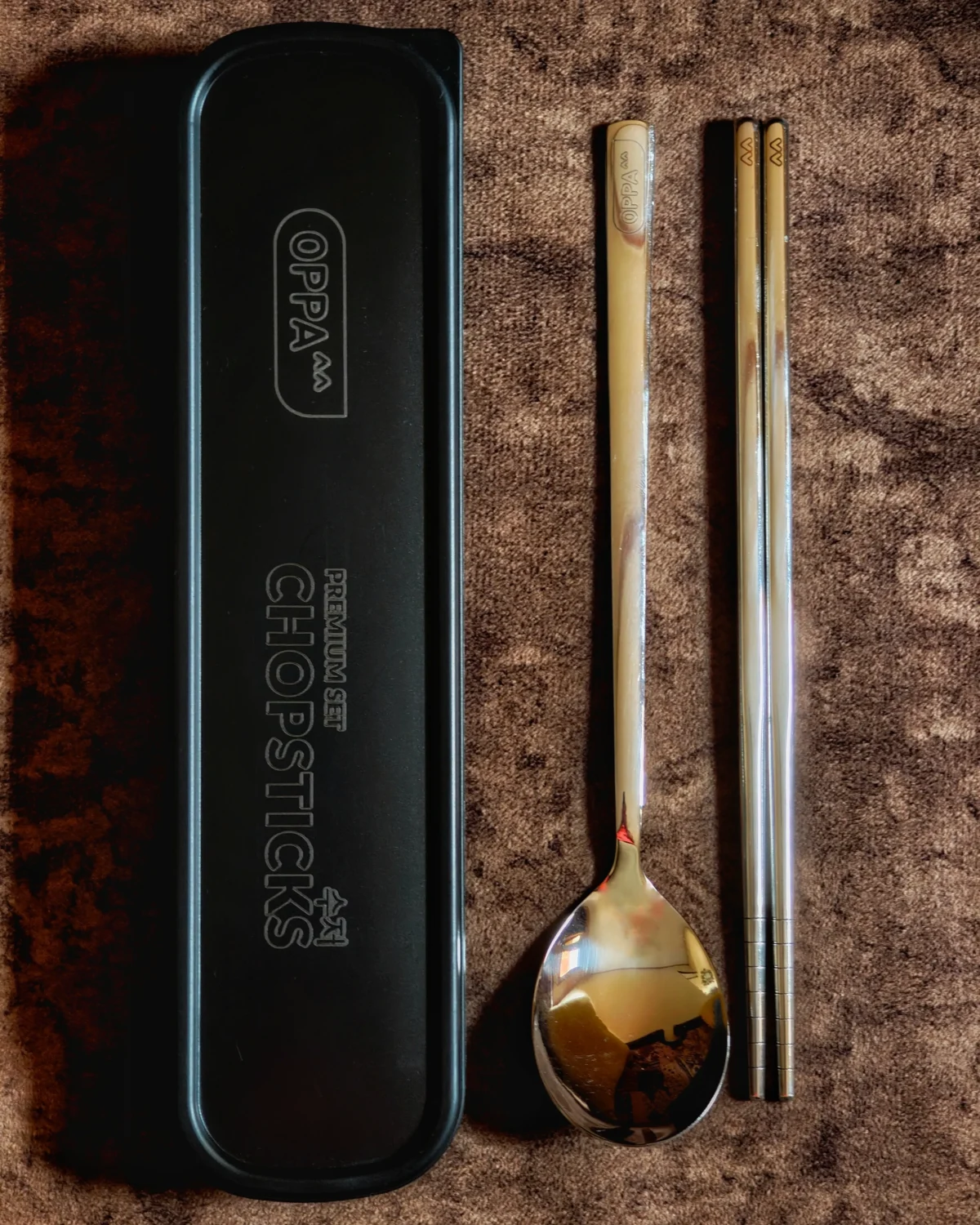 Korean Chopsticks | Premium Black Set - Sujeo 수저