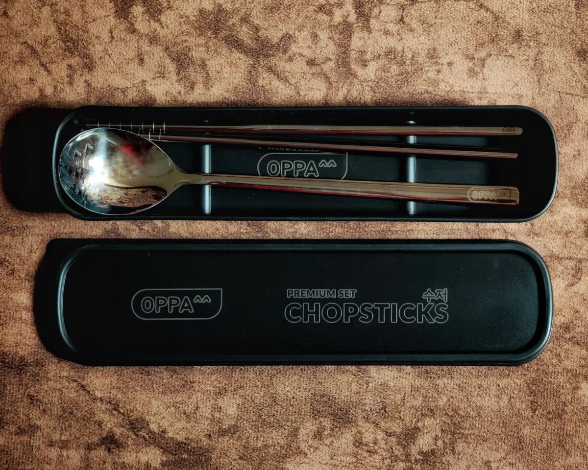 Korean Chopsticks | Premium Black Set - Sujeo 수저
