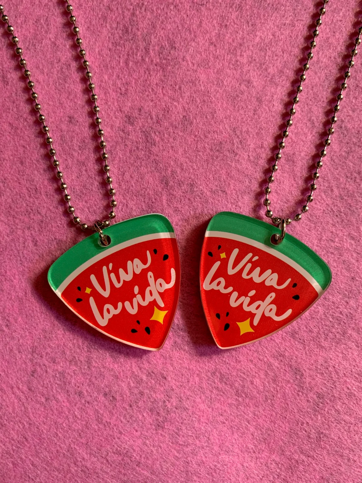 Twinkling Watermelon Necklace