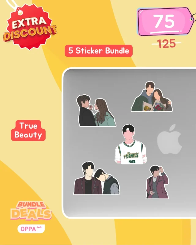 Sticker Bundle (5 Stickers) | True Beauty