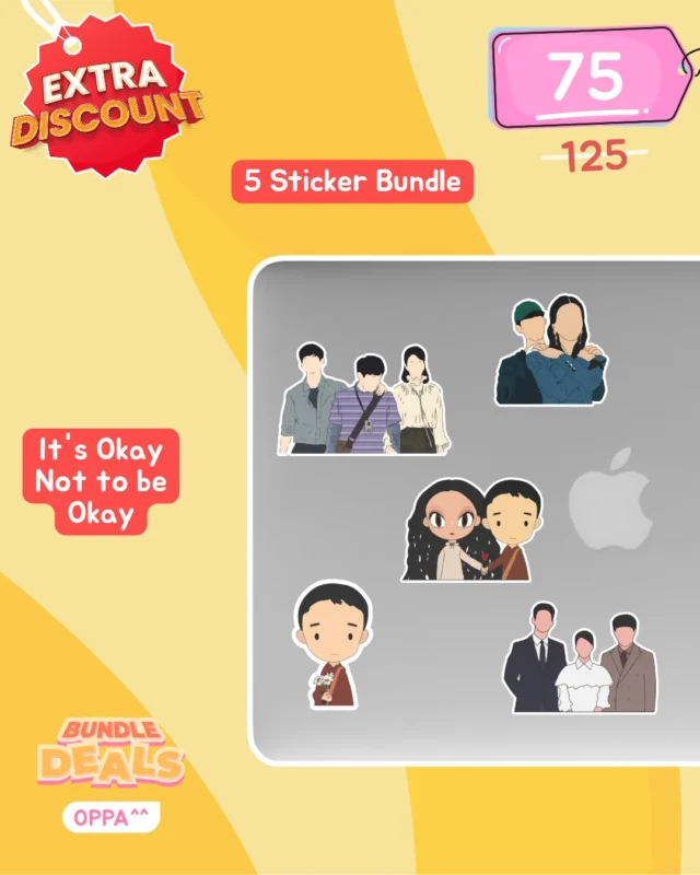 Sticker Bundle (5 Stickers) | It's ok not to be ok