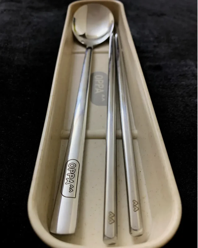 Korean Chopsticks Set - Off White
