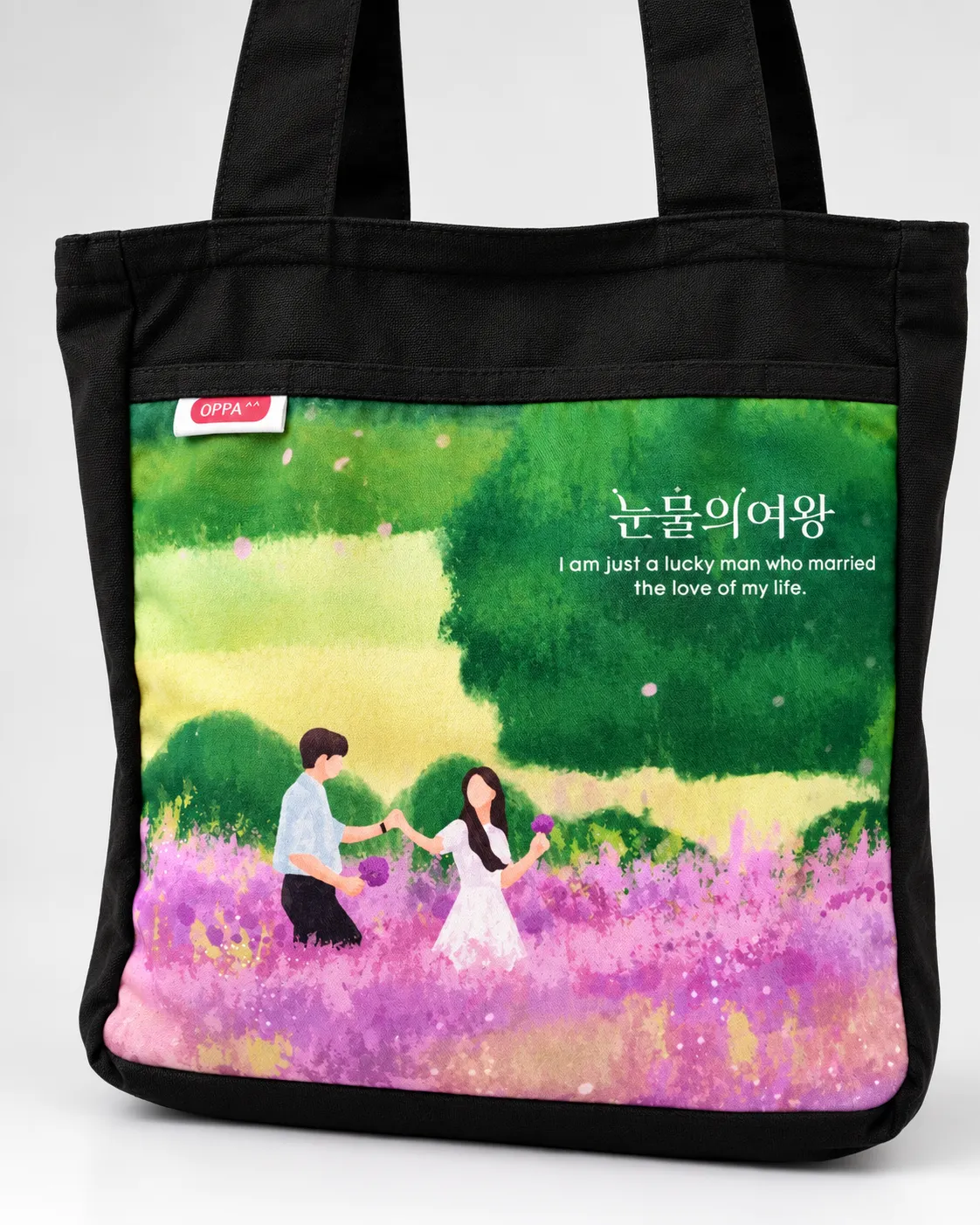 ChatGPT Image Sep 27, 2026, 01_35_07 AM Queen of Tears Black Tote Bag V.2